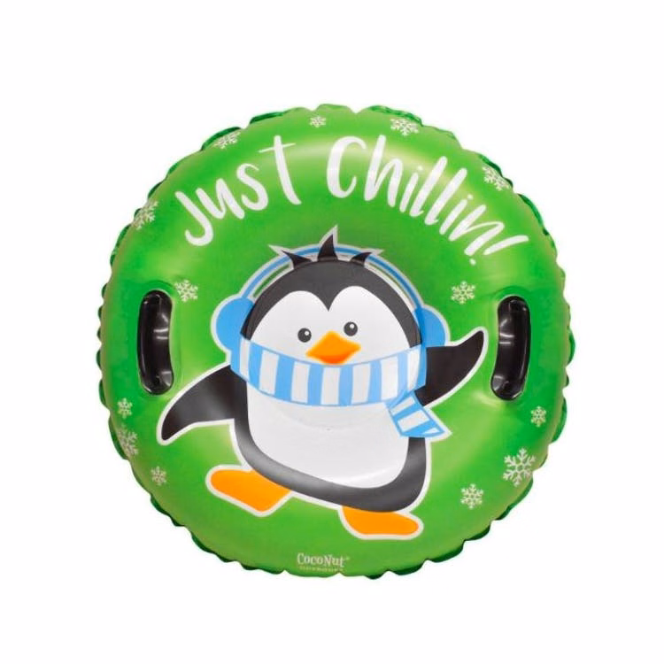 Kids' Penguin Snow Tubes - Green 32"