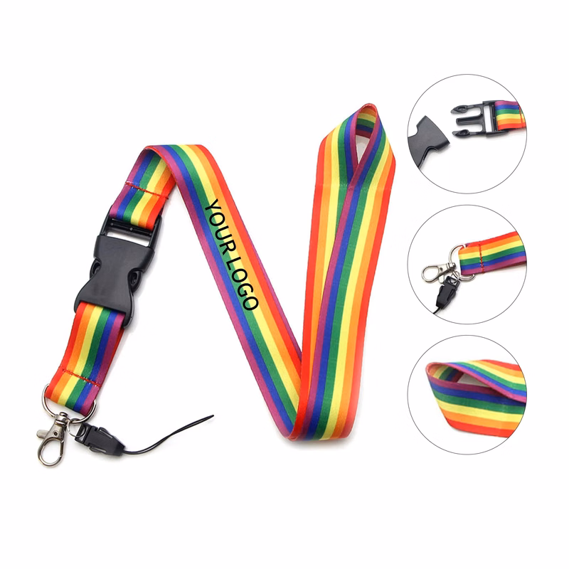 Rainbow Multi-Function ID Lanyard