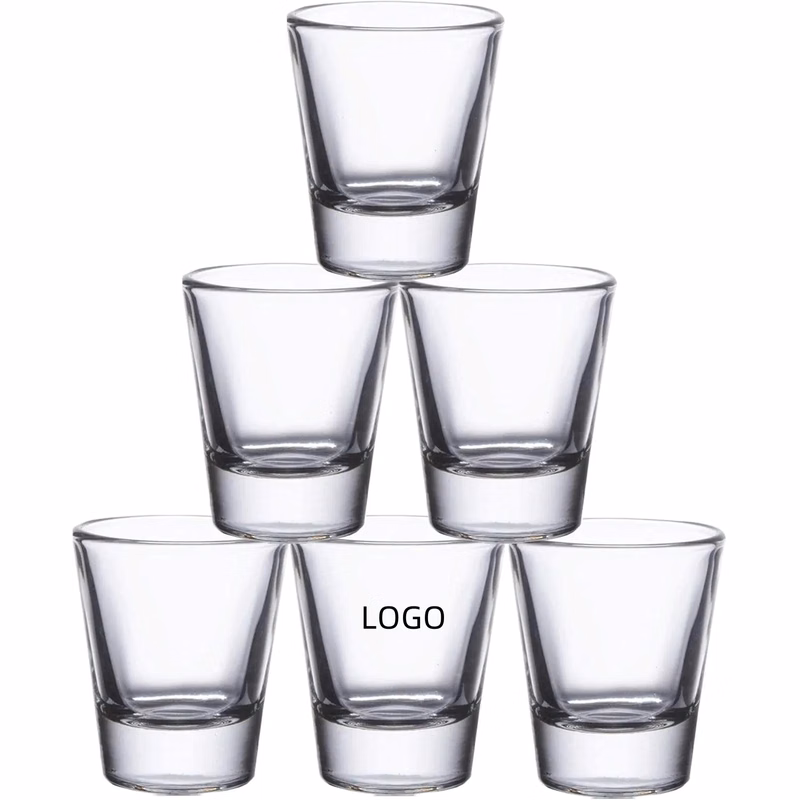 Wholesale 50ml Shot Glasses - Custom Logo & Measurement Mark