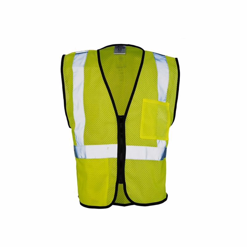 Unisex Double-Pocket Zippered Economy Class 2  Vest - 1537-1538
