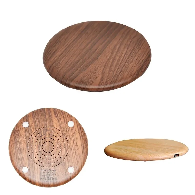 Wood 10W Wireless Charger Pad 1