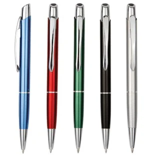 Aluminum Click Ballpoint Pen - Black 1