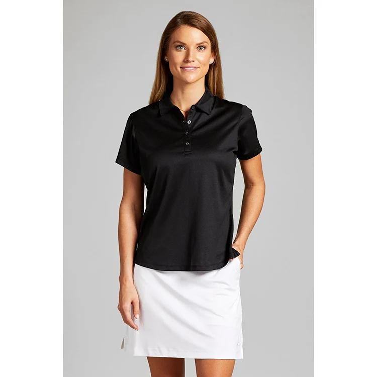 Bermuda Sands Ladies Charlee Solid Short Sleeve Polo 1