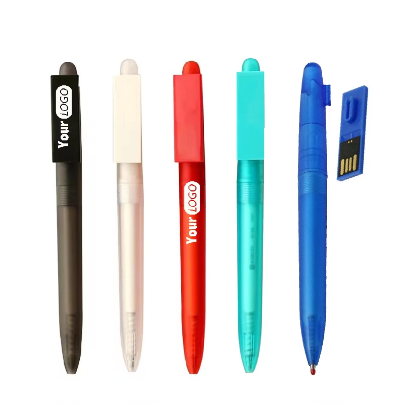 Plastic Ballpoint Pen With 8GB USB Drive 1