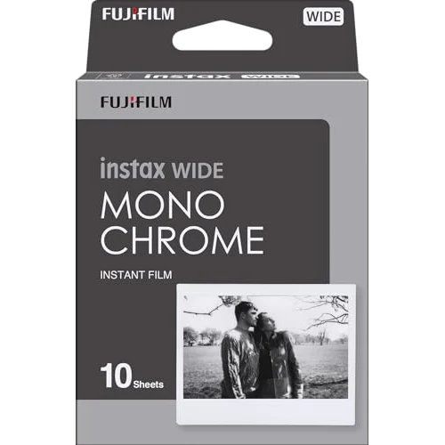 FUJIFILM Instax Wide Monochrome Film - 10 Exposures 1