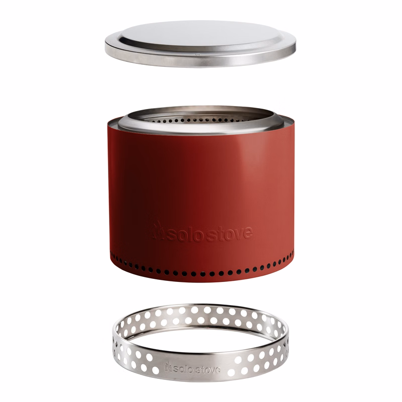 Solo Stove - Bonfire 2.0 Essential Bundle (Mulberry Red)