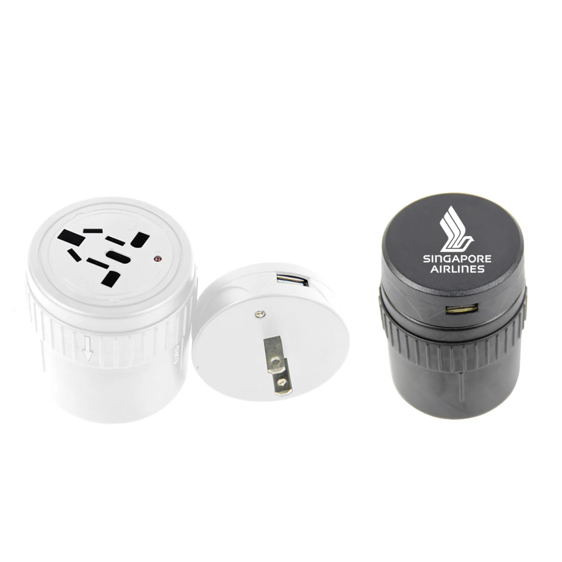 PocketPlug Compact Universal Travel Adapter with USB 1