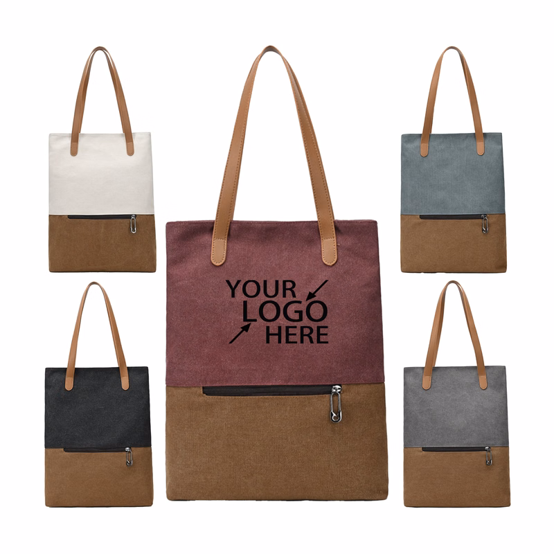 Versatile Canvas Shoulder Bag for Commuting