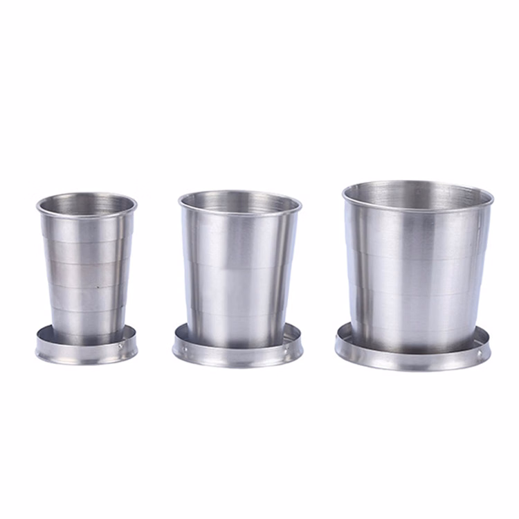 Strong and durable Stainless Steel Foldable Cup