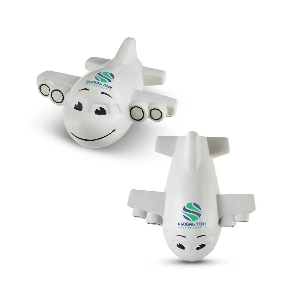 Smiling Airplane Shape Stress Ball 1