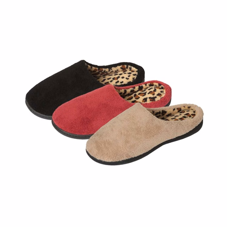 Women's Clog Microterry Memory Foam Slippers Assorted S-2XL