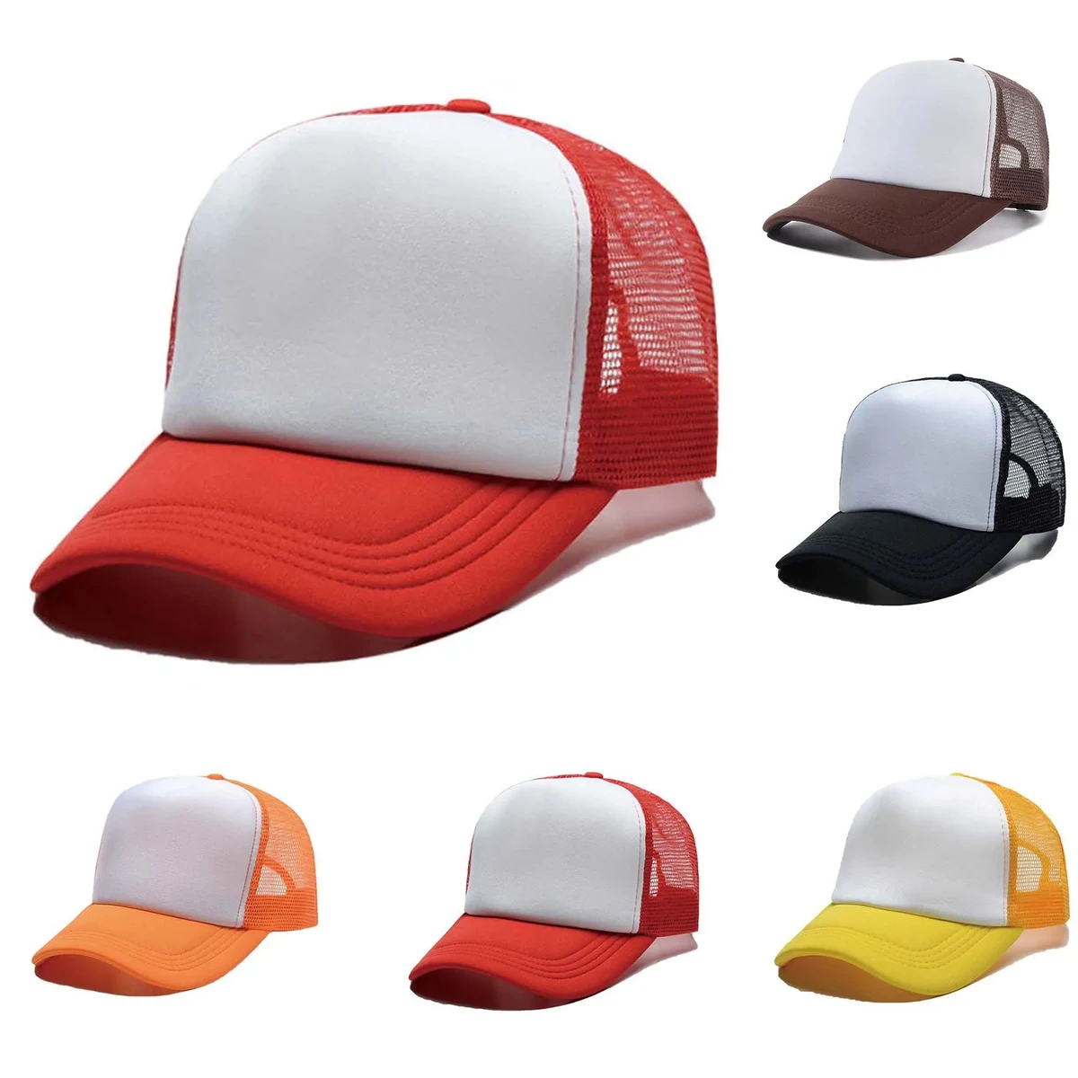 5 Panel Foam Mesh Back Trucker Cap with rope 1