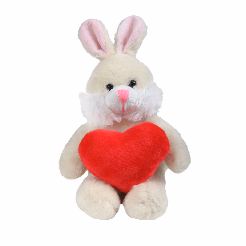 soft plush Bunny with heart