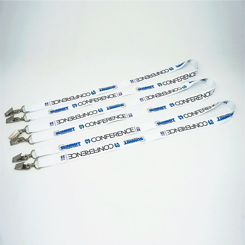 5/8" Double Bulldog Polyester Lanyard