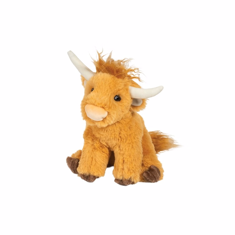 Scottie Highland Cow Mini Soft Stuffed Animal
