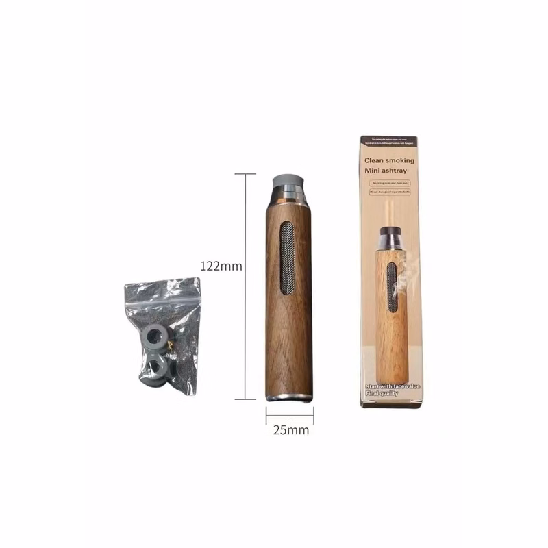 Portable Wooden Car Ashtray
