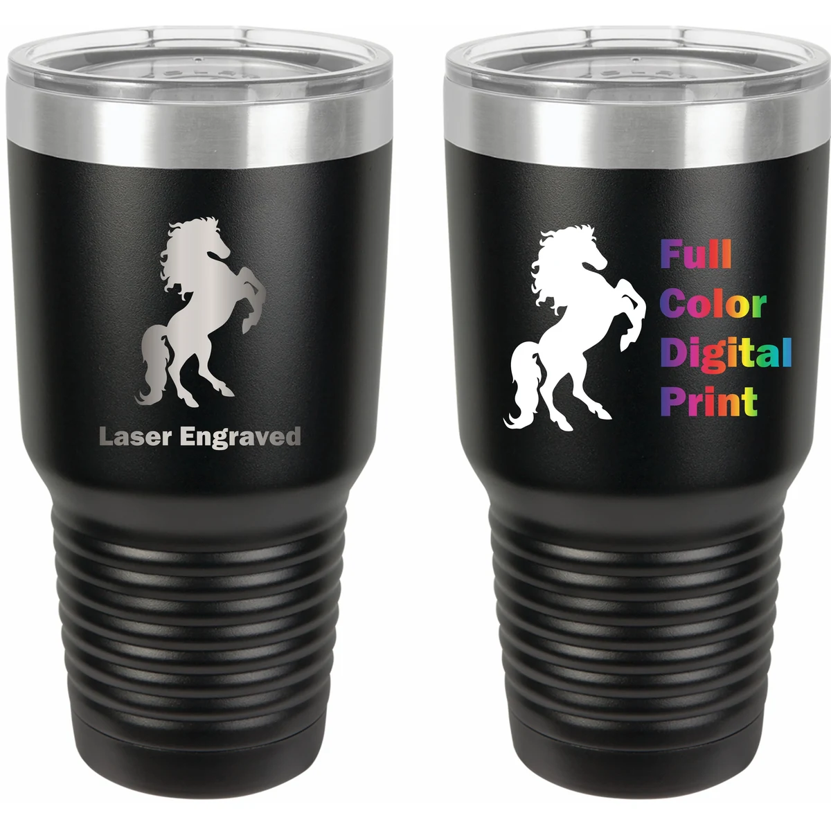 30 Oz. Polar Camel Ringneck Stainless Steel Tumbler w/Slider Lid 1