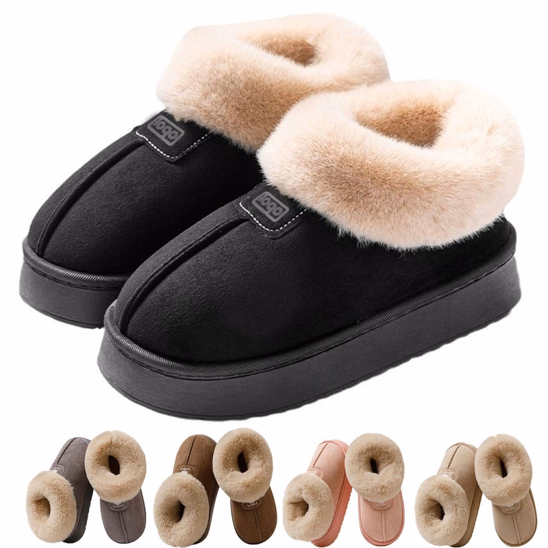 Winter Women Anti Slip Plush Fleece Slipper