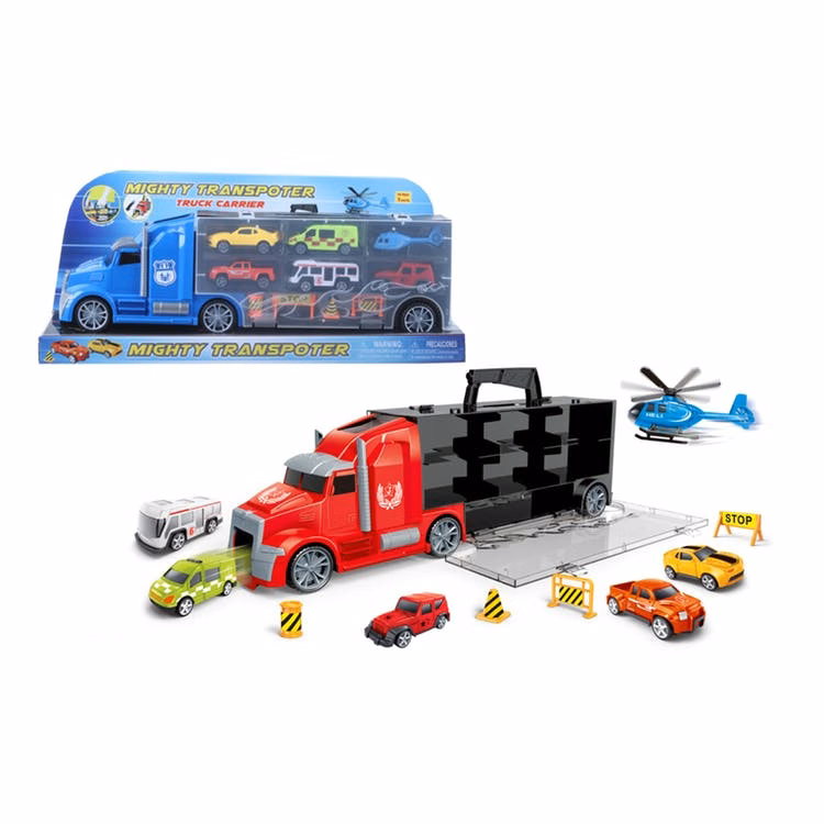 Transporter Vehicle Carrier Playset - Hauler 6 Vehicles