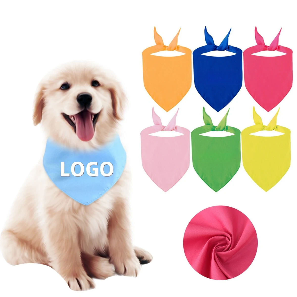 Triangular Washable Pet Bib 1