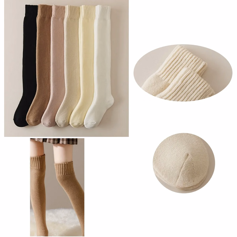 Warm Knee High Socks Apparel