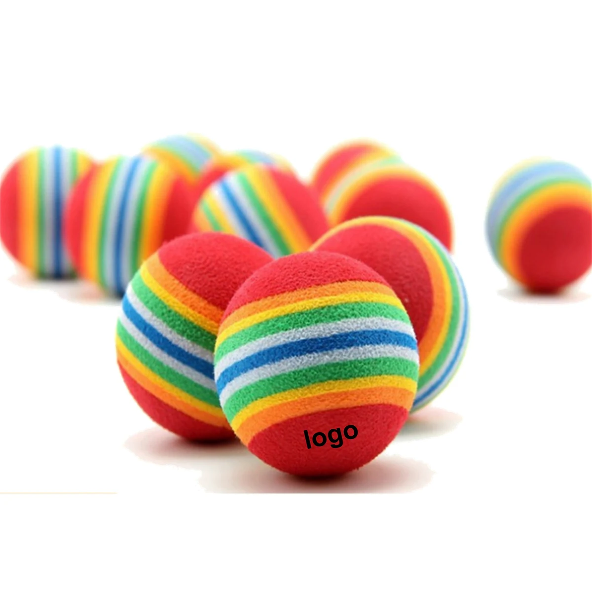 Rainbow Cat Toy Ball (direct import) 1