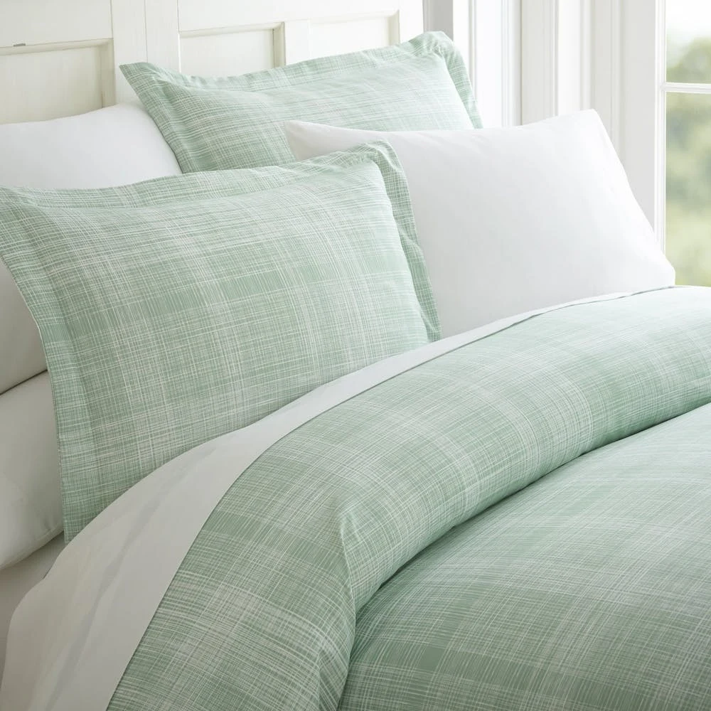 Duvet Cover Sets - Forest Thatch Pattern Queen 3 Piece 1