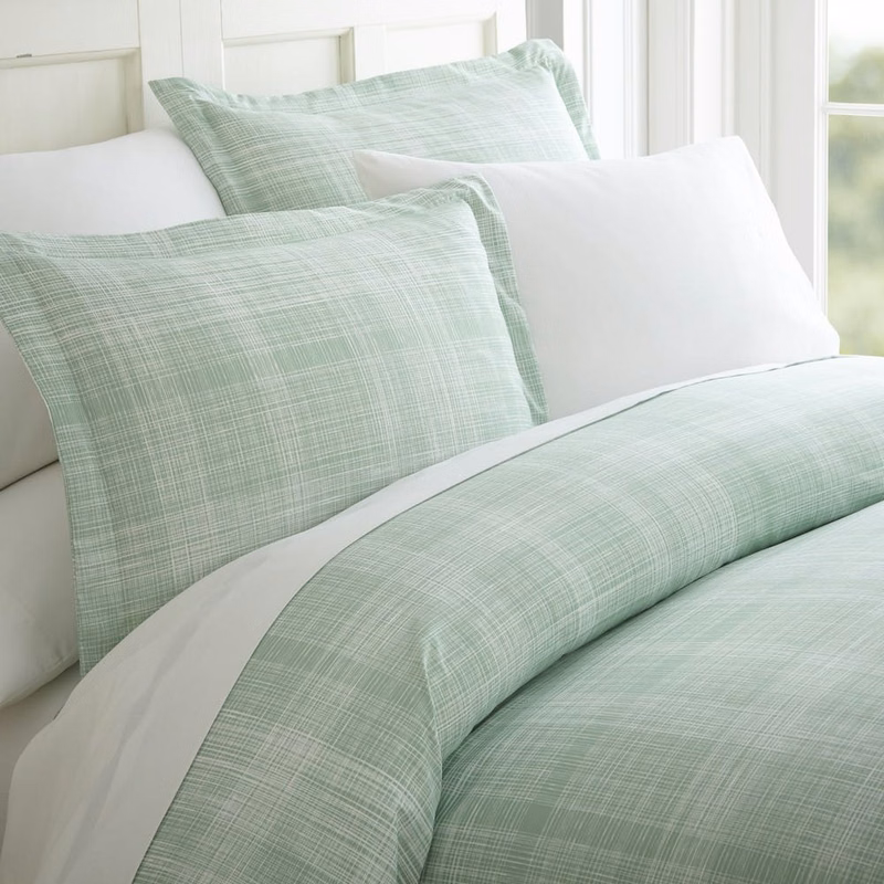 Duvet Cover Sets - Forest Thatch Pattern Queen 3 Piece