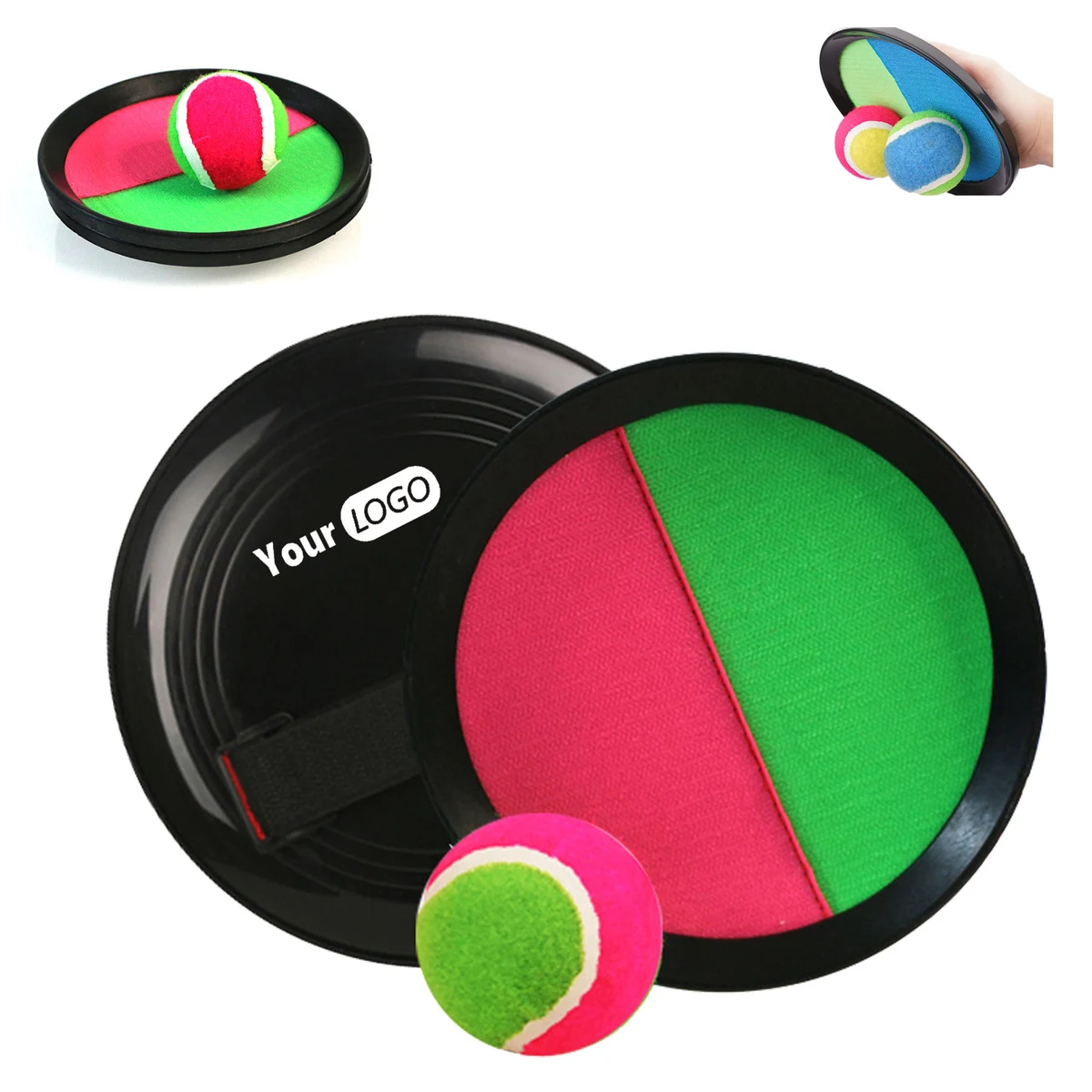 Toss And Catch Ball Set With 2 Paddles 1 Balls 1