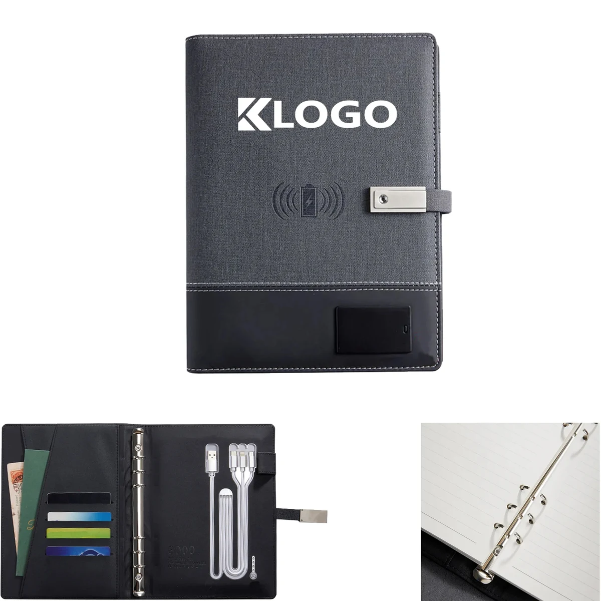 8000 mAh Wireless Charging Journal 1