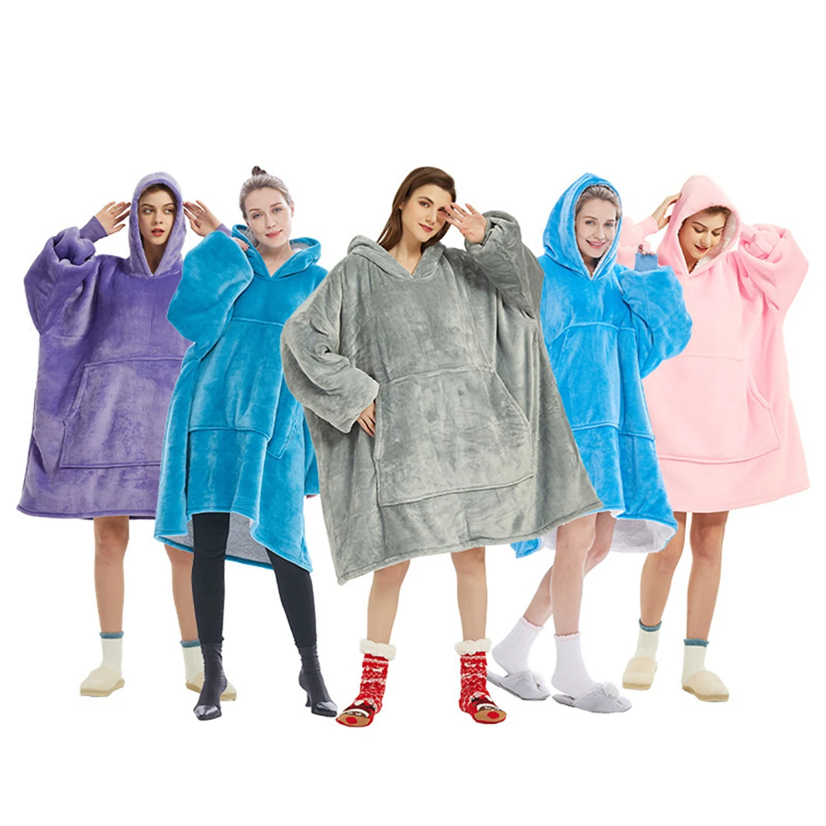 Wearable Blanket Hoodies 1