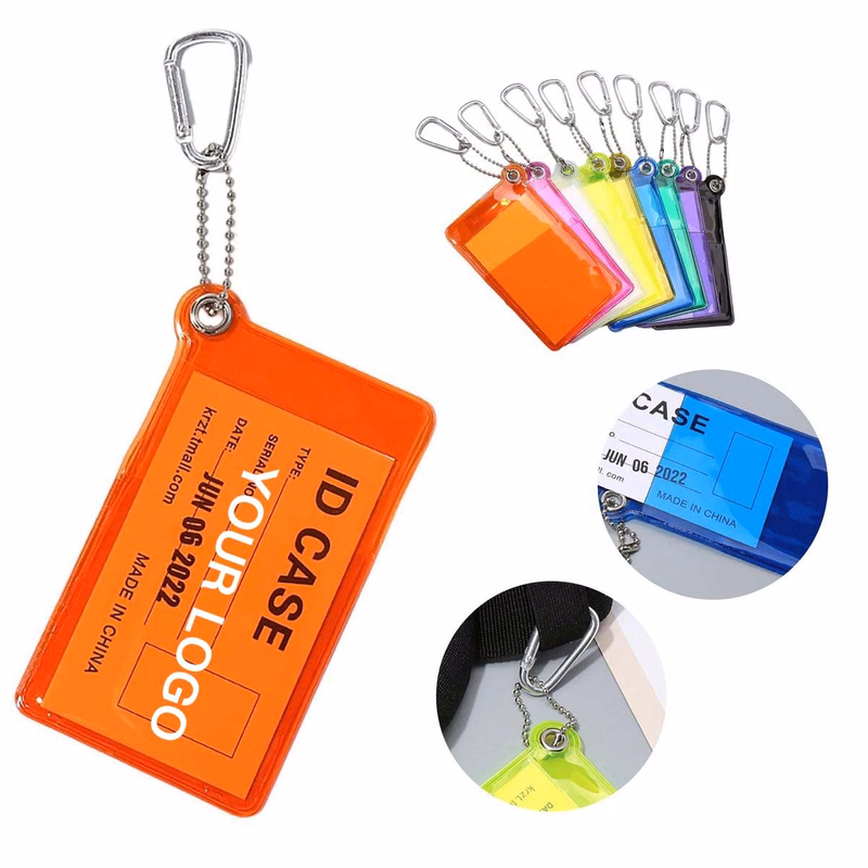 Durable PVC ID Badge Holder with Chain