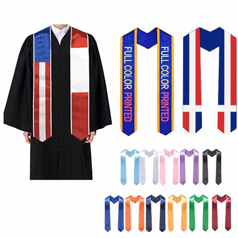Sublimated Graduation Stole Sash 60"/70"