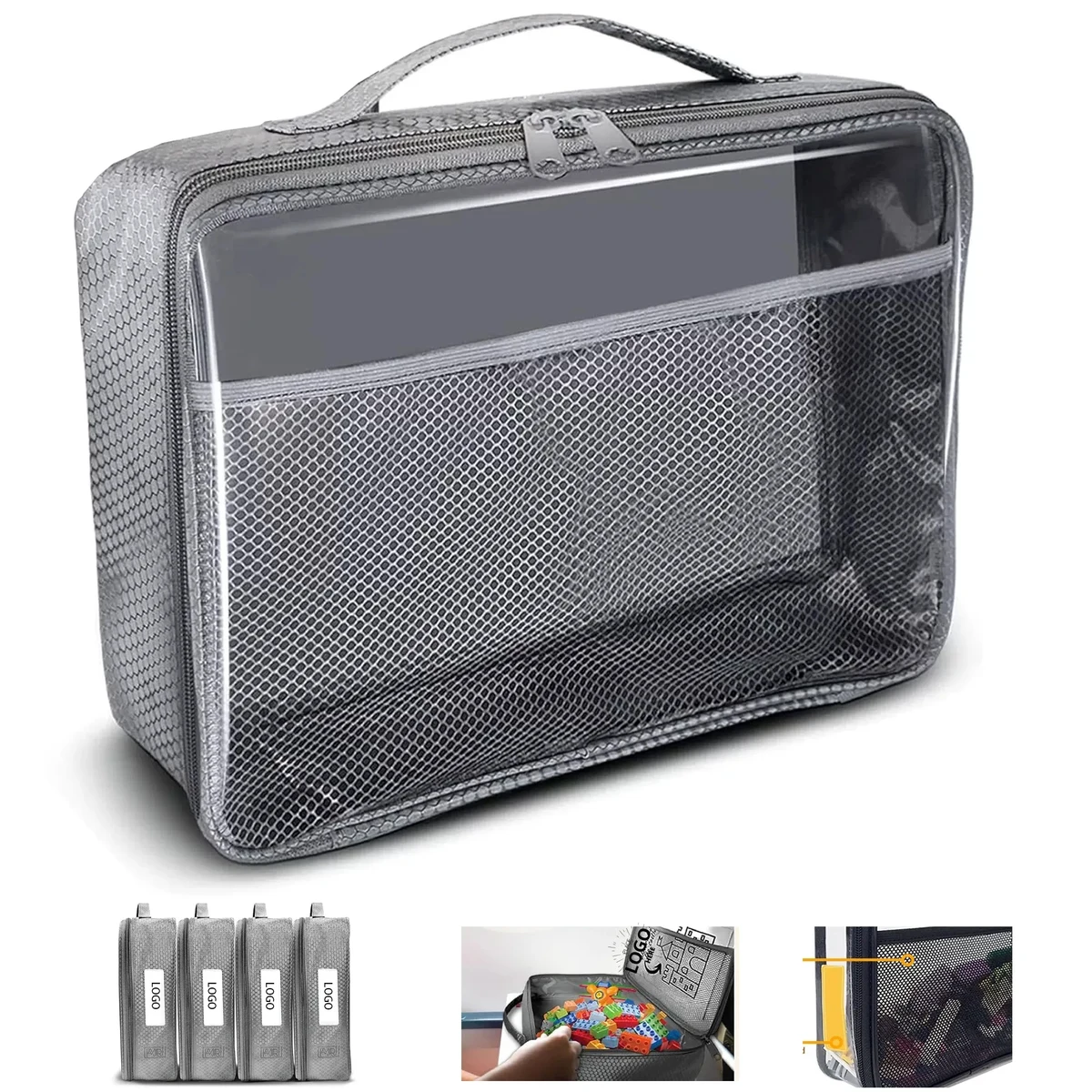 Zipper Mesh Travel Organizer 1