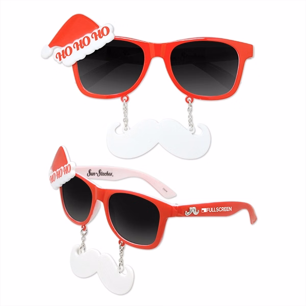 Santa Sun-Stache® Sunglasses