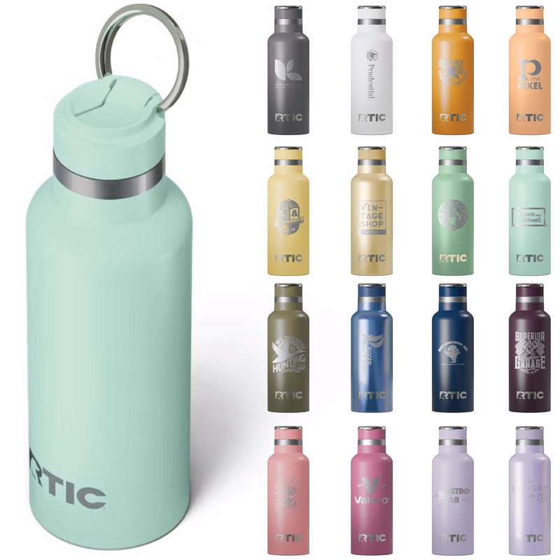 RTIC 16oz Stainless Steel Ceramic-Lined Journey Water Bottles