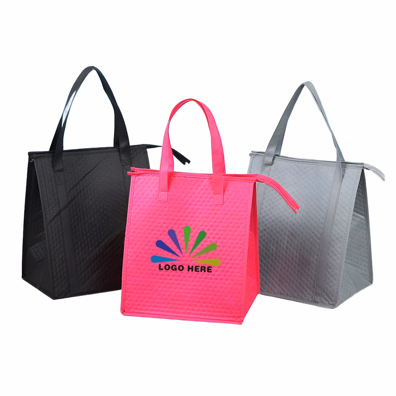 MOQ50 Custom Insulated Non-Woven Handbag For Promotions