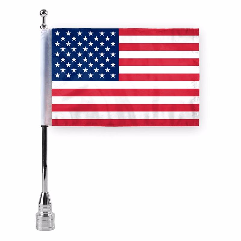 USA Motorcycle Flag - Premium