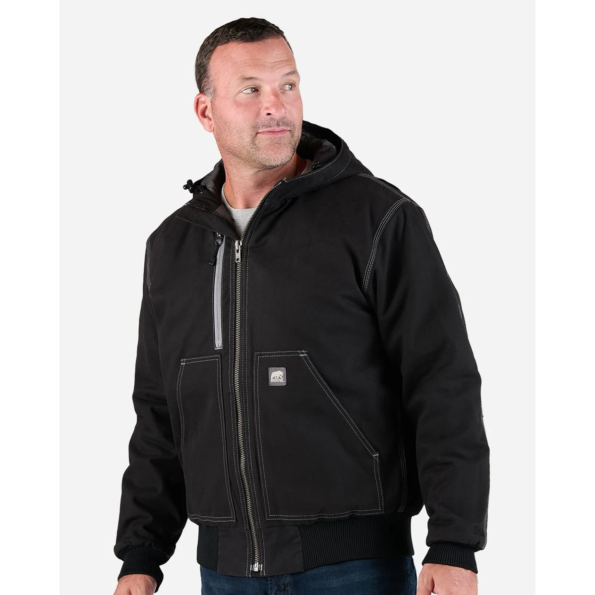 Men's Modern Hooded Jacket - HJ61 1
