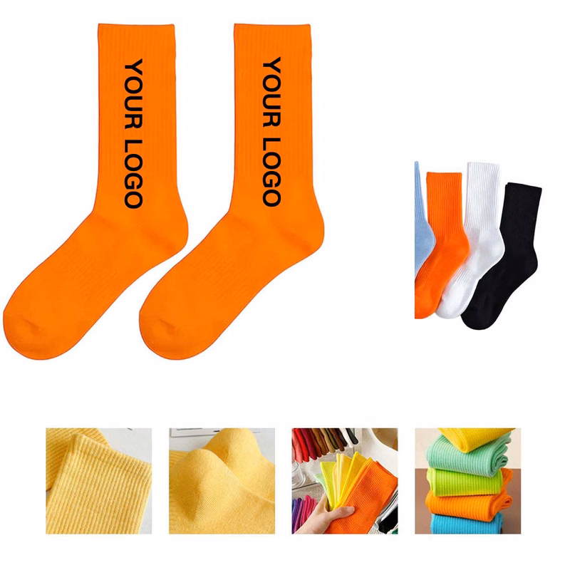 Jacquard Cotton Socks Comfortable Long Wear