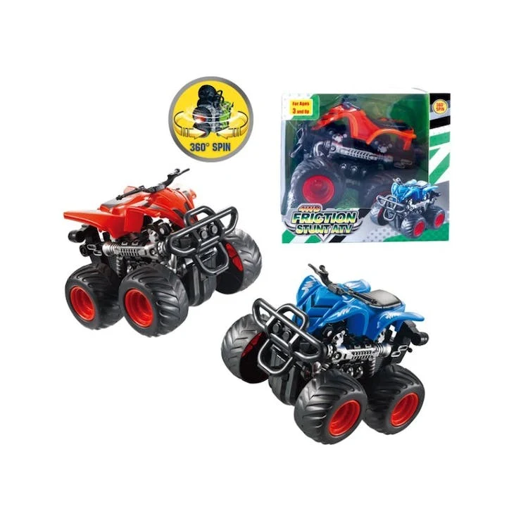 Friction Powered ATV - Assorted Colors 5.15" 1