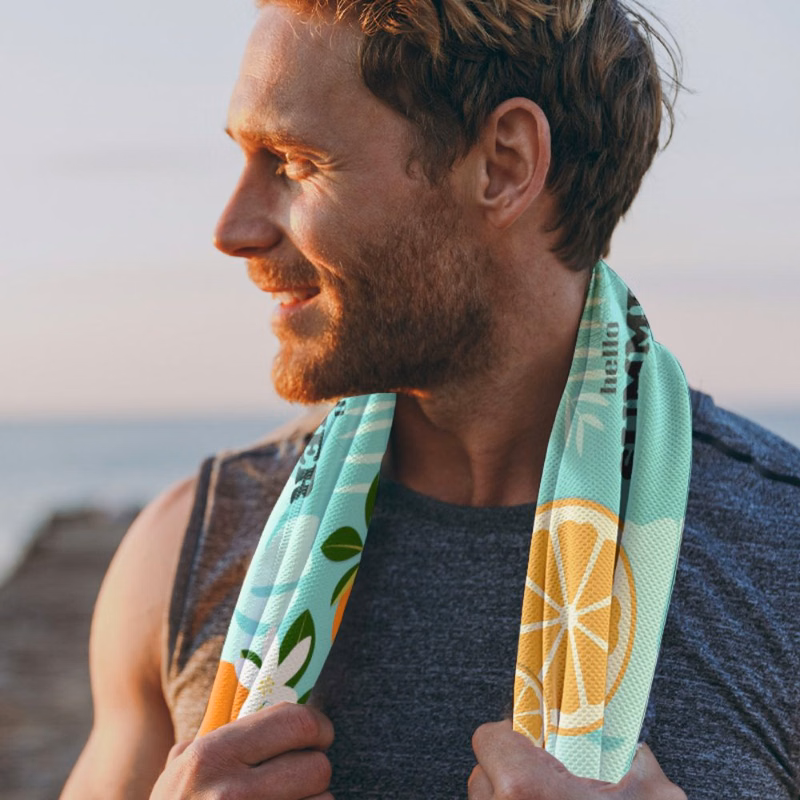 Printed Cold Scarf