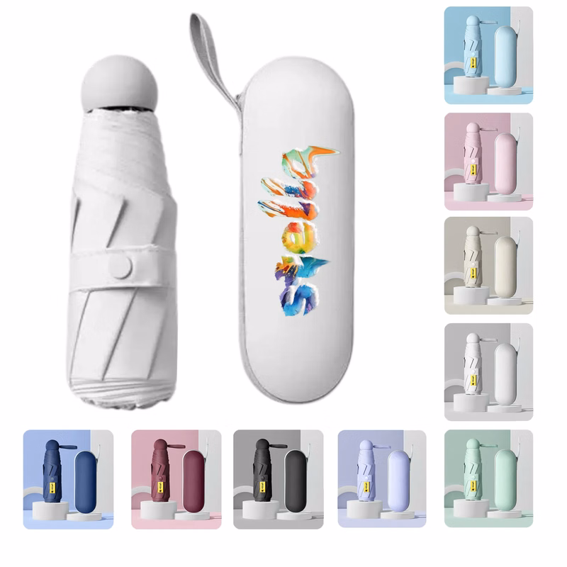 6-8-Rib Portable Capsule Umbrella