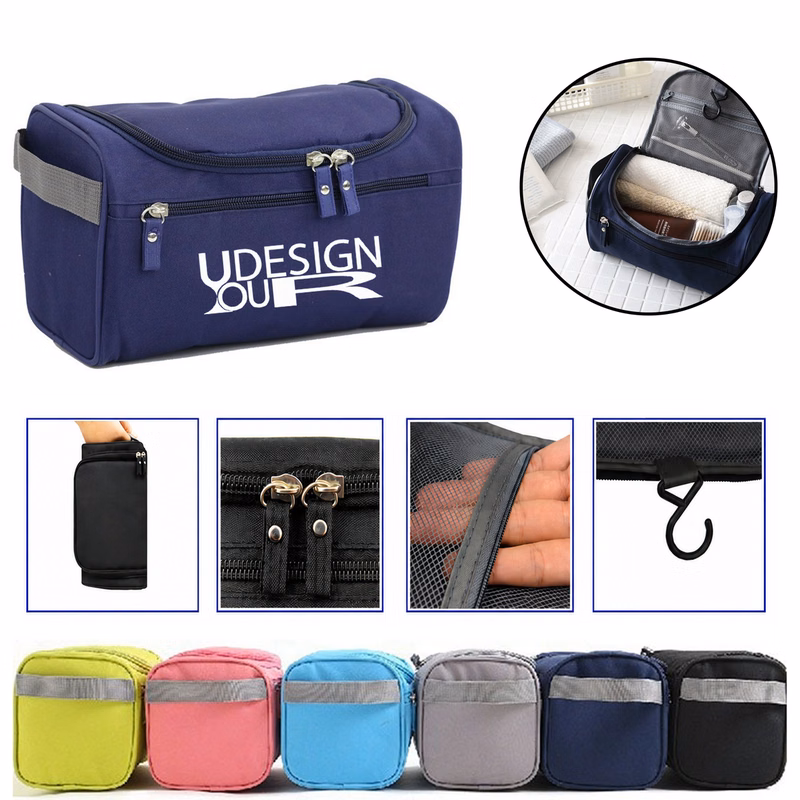 Zippered Travel Grooming Storage Hanging Bag