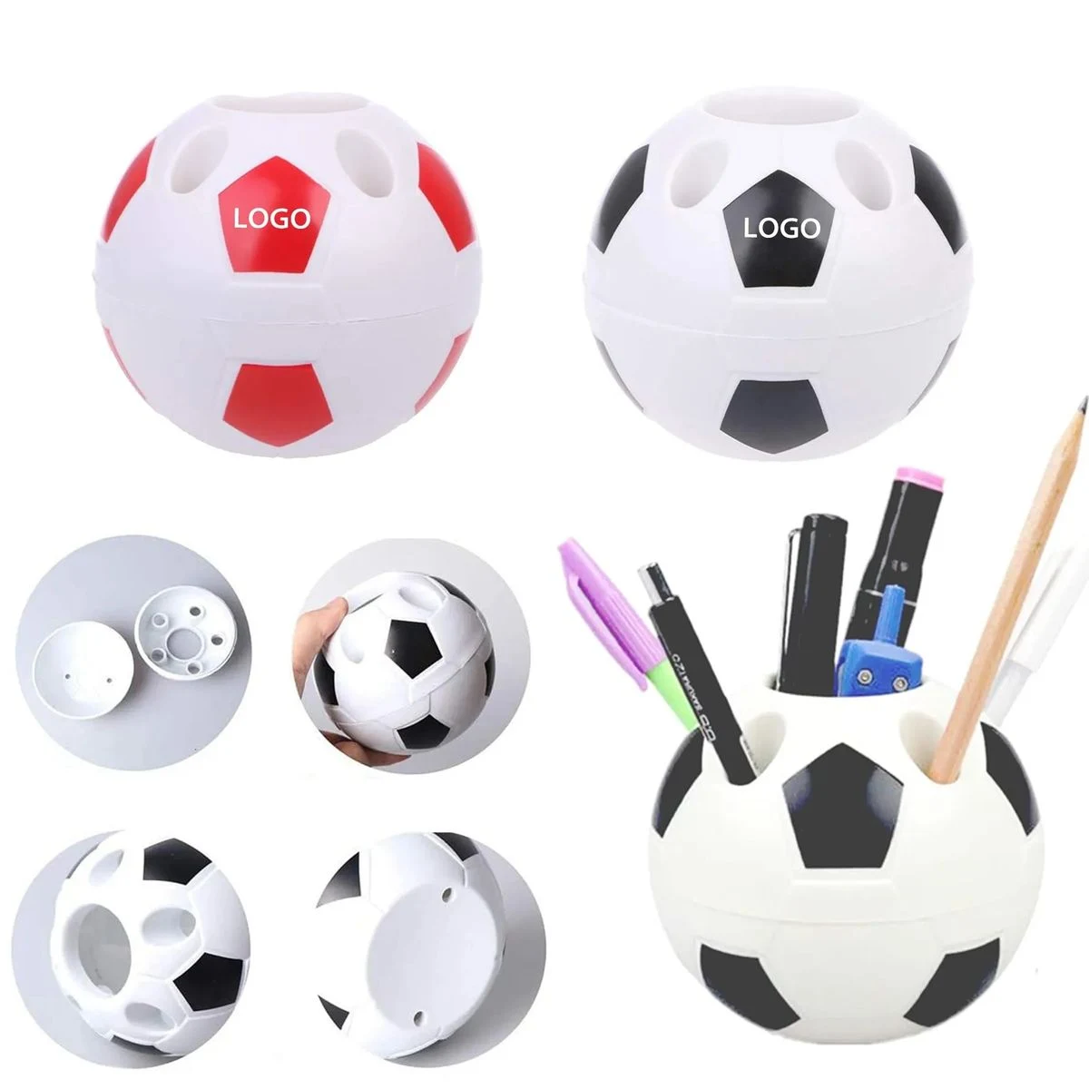 Silicone Soccer Pen Holder 1