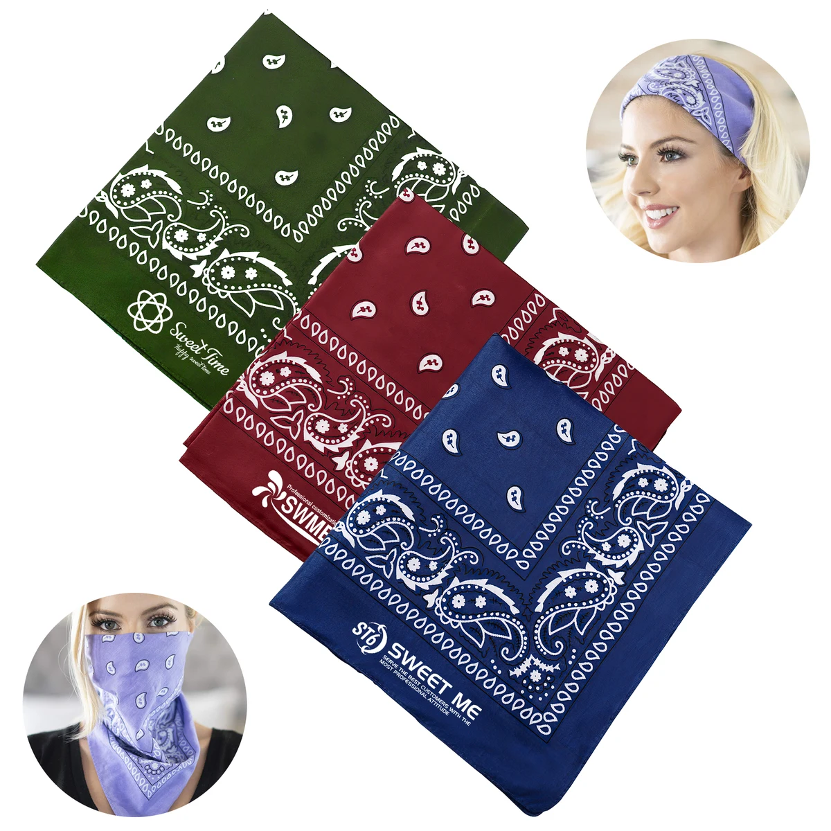Full Color Printed Custom Bandana 1