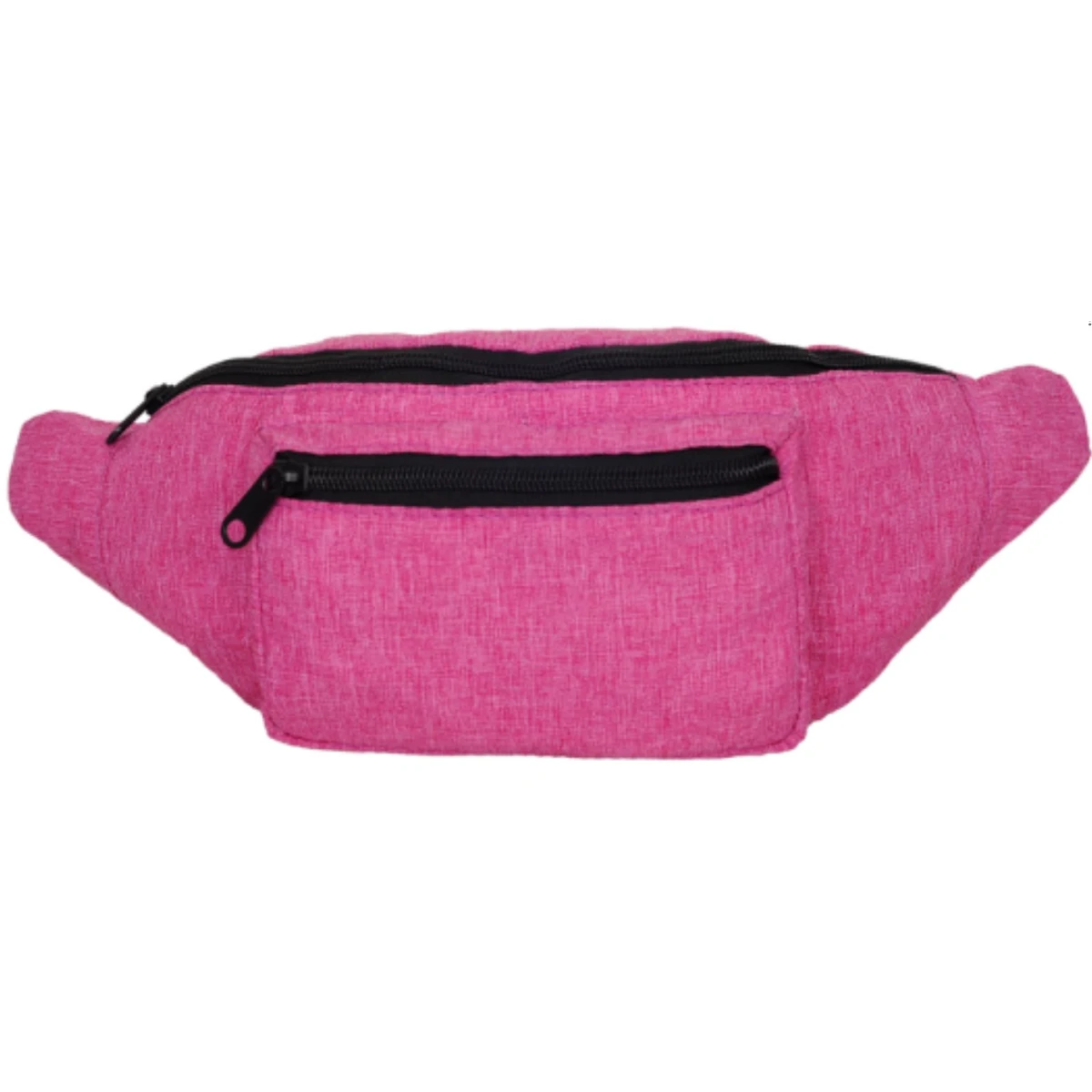 Screen Print 600D Waist Bags W/4 Zippers 14"W X 5"H 1
