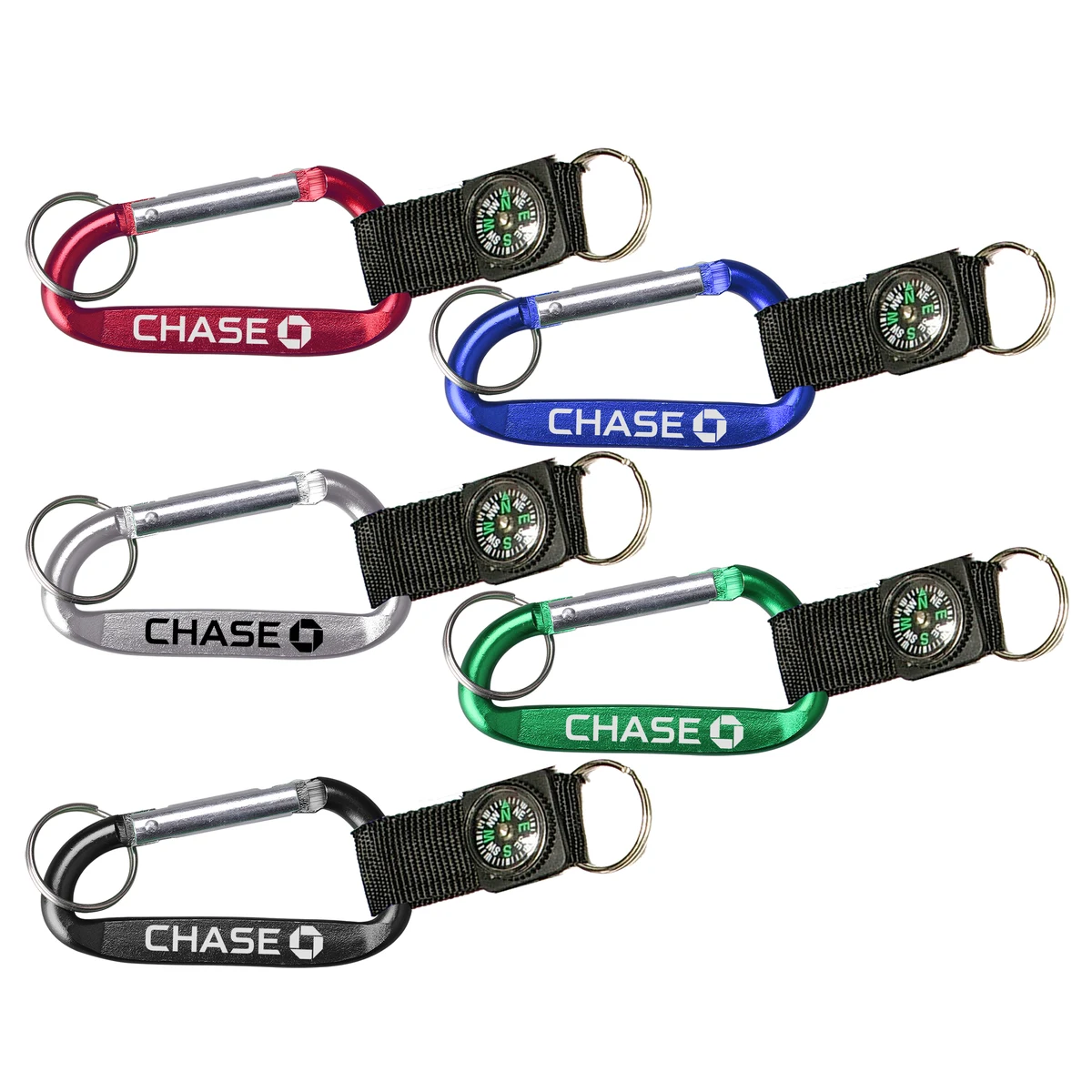 Monster Carabiner with Compass and Split Key Ring 1
