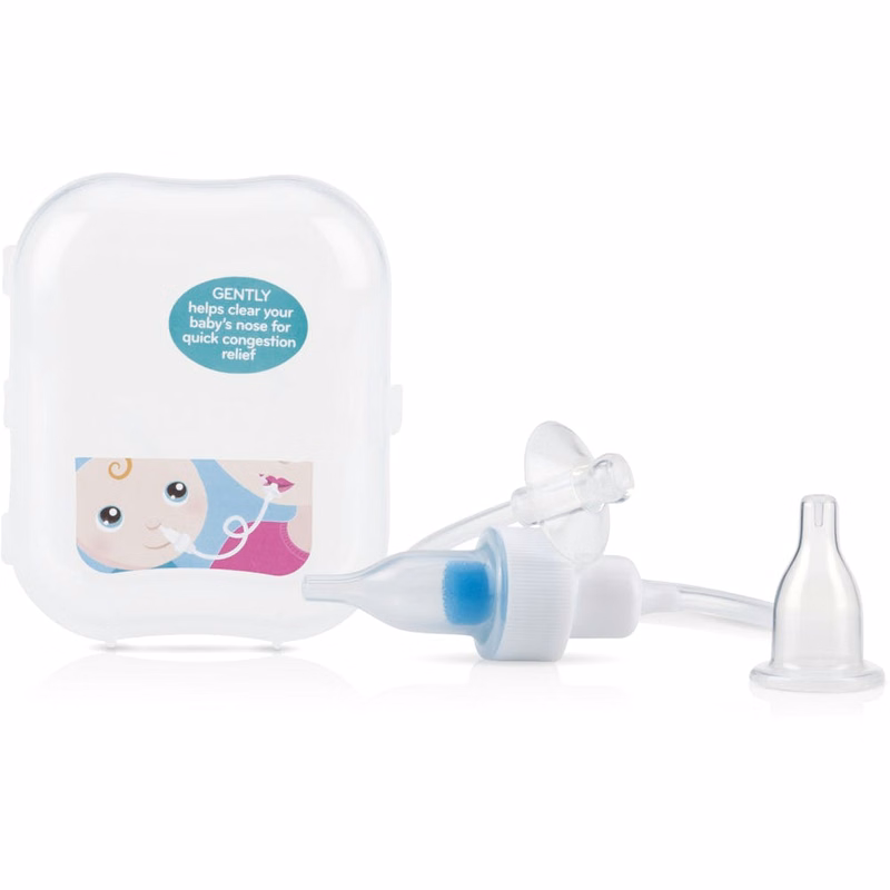 Nuby Breathe-eez Nasal Aspirator - 4 Filters Travel Case