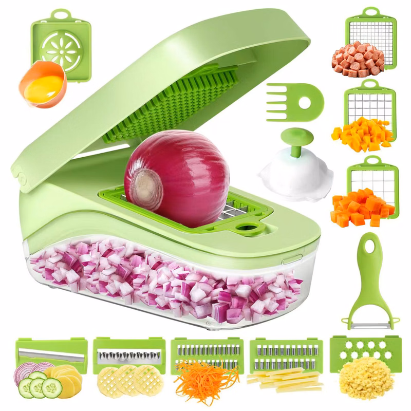 17 in 1 Fruit Vegetable Food Chopper with Egg Separator